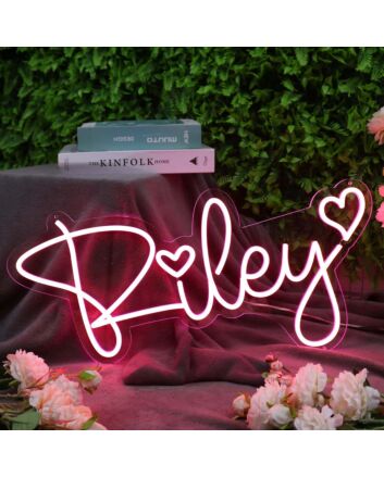 Riley Red Neon Sign