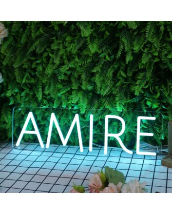 Amire Blue Neon Sign