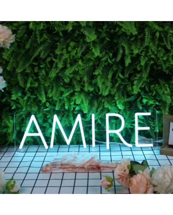 Amire Blue Neon Sign