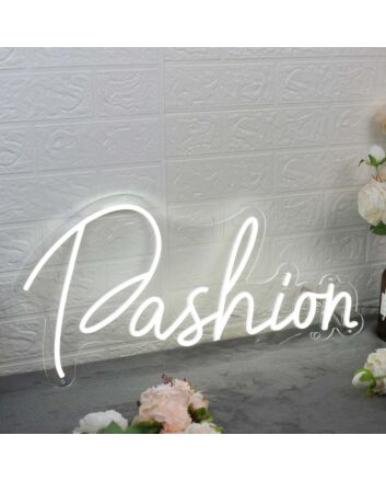Pashion White Neon Sign