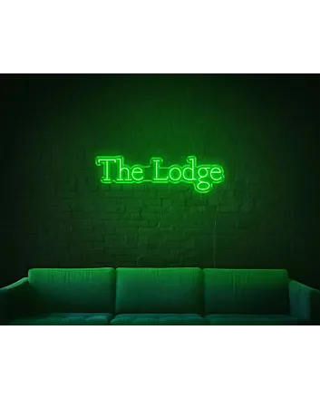 The Lodge LED Neon Sign