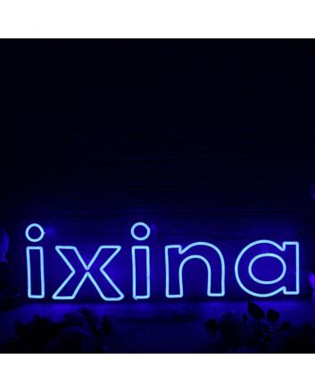 Ixina Blue Neon Sign