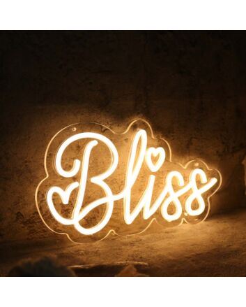Bliss Yellow Neon Sign