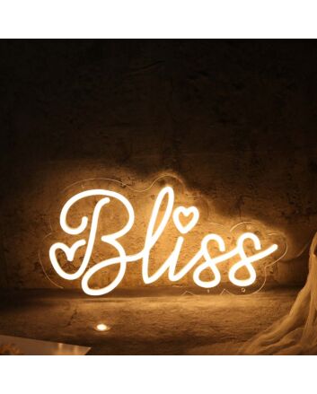 Bliss Yellow Neon Sign
