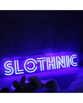 Slothnic Blue Neon Sign