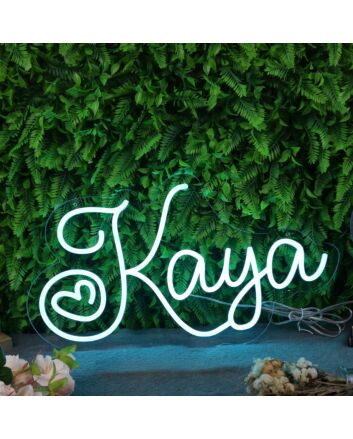 Kaya Blue Neon Sign