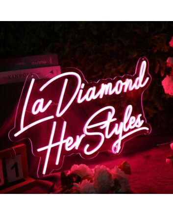 La Diamond Her Styles Red Neon Sign
