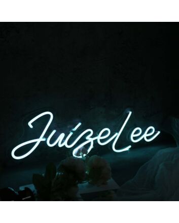Jungel Lee Blue Neon Sign
