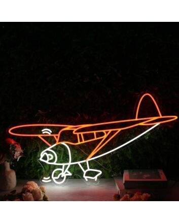 The Vintage Plane Custom Neon Sign