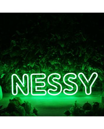 Nessy Green Neon Sign