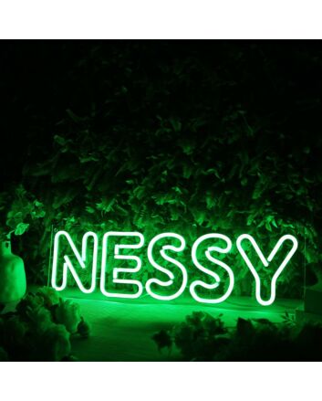 Nessy Green Neon Sign