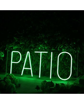 Patio Green Neon Sign