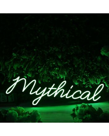 Mythical Green Neon Sign