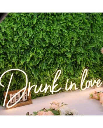 Drunk In Love Yellow Custom Neon Sign
