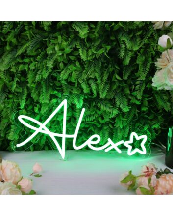 Alex Green Neon Sign
