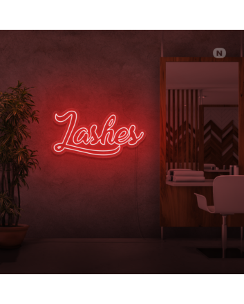 Eyelash Neon Sign
