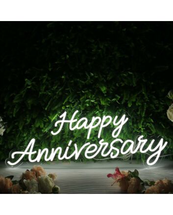 Happy Anniversary Custom Neon Sign