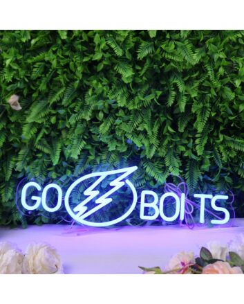 Go Bolts Blue Neon Sign