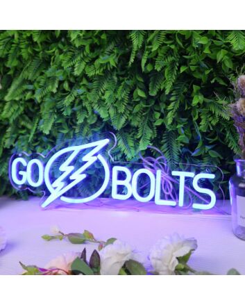 Go Bolts Blue Neon Sign