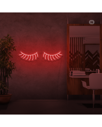Eyelash Neon Sign