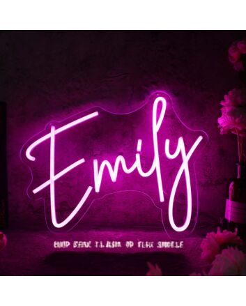 Emily Pink LED Neon Sign