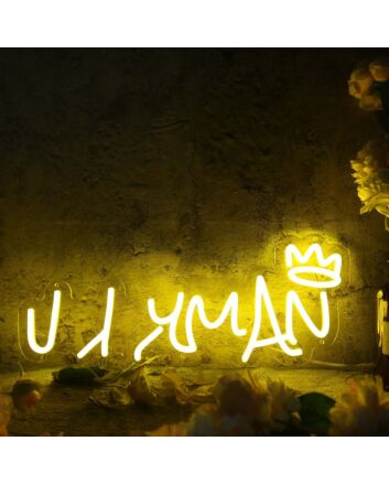 Illy Man Yellow Custom Neon Sign