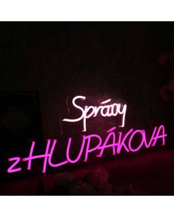 Spravy Zhlupakova Neon Sign