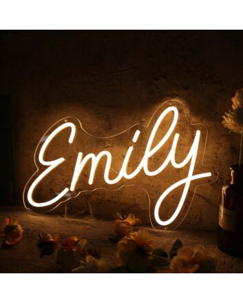 Yellow Emily Neon Sign
