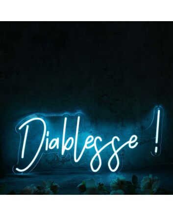 Diablesse Blue Neon Sign