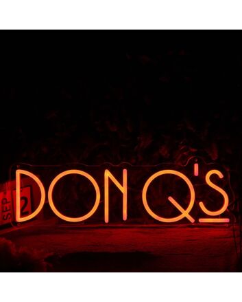 DON QS Orange Neon Sign