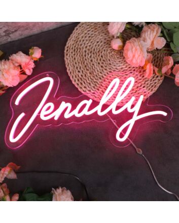 Jenally Red Neon Sign