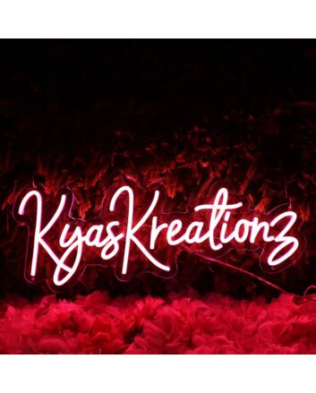 Kyas Kreations Red Neon Sign