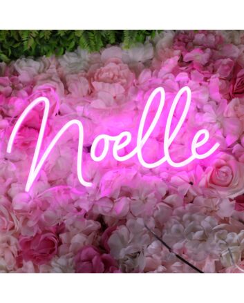 Noelle Pink Neon Sign