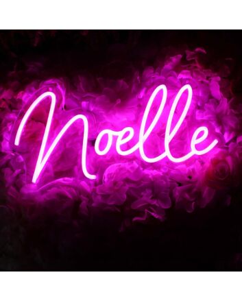 Noelle Pink Neon Sign