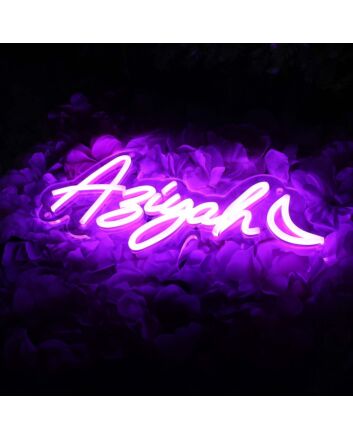 Ariyah Purple Neon Sign