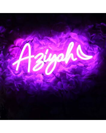 Ariyah Purple Neon Sign