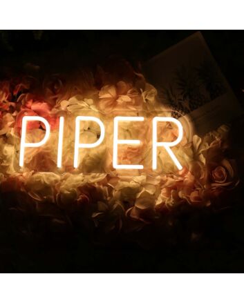 Piper Yellow Neon Sign