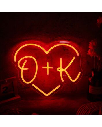 OK Heart Neon Sign