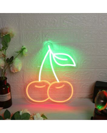 Cherries Custom Neon Sign