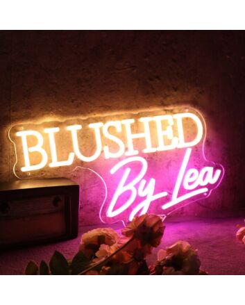 Blushed By Lea Custom Neon Sign