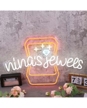 Ninas Jewels Custom Neon Sign