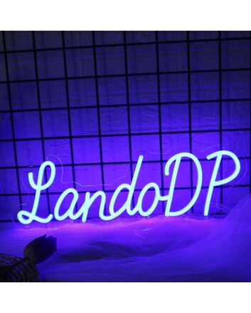LandoDP Blue Neon Sign