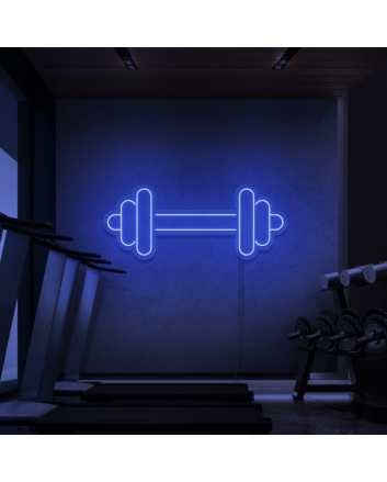 Dumbbell Neon Sign