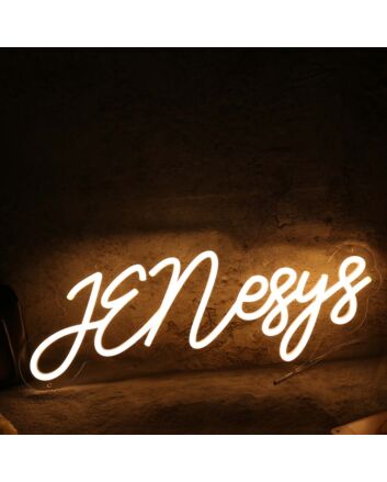 Jenesys Yellow Neon Sign