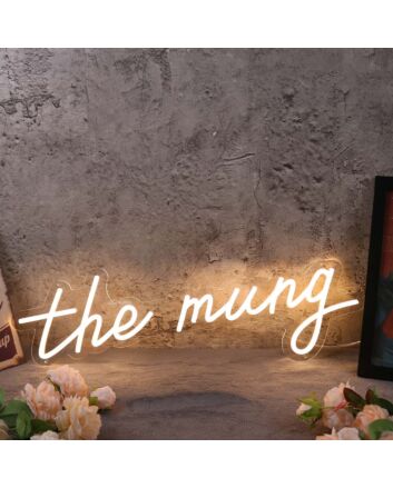The Mung Yellow Neon Sign