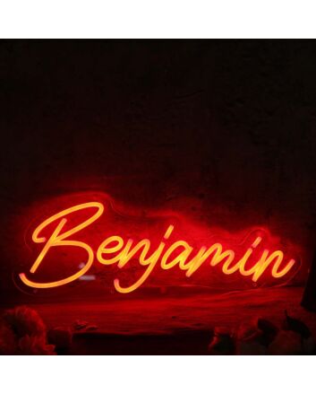 Benjamin Red Neon Sign