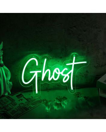 Ghost Green Neon Sign
