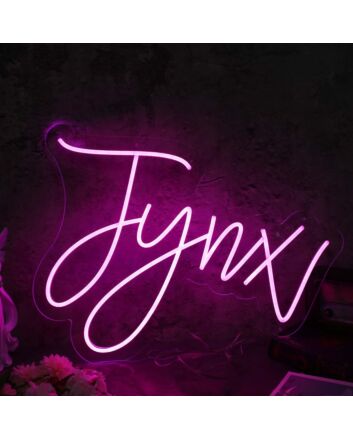 Jynx Pink Neon Sign