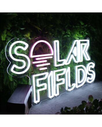 Solar Fields Custom Neon Sign
