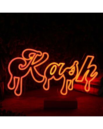 Kash Orange Neon Sign